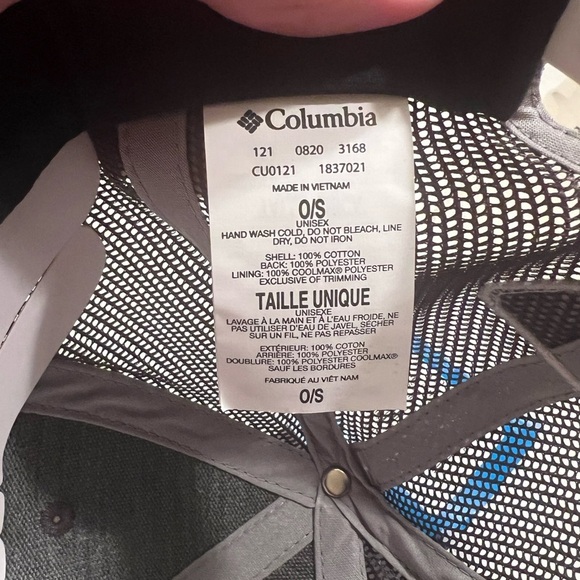 NWT Columbia PFG One Size FIt's All Gray/Gray Trucker Hat 🐟🐟 (D1) - Picture 6 of 6